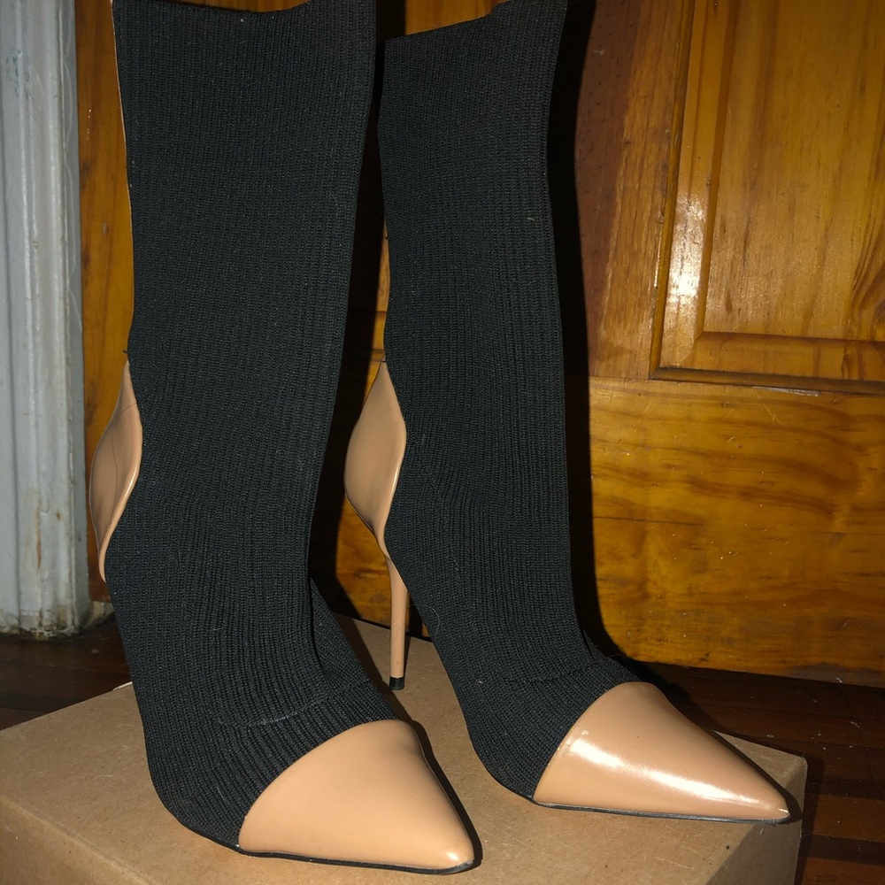 Two tone Zara booties